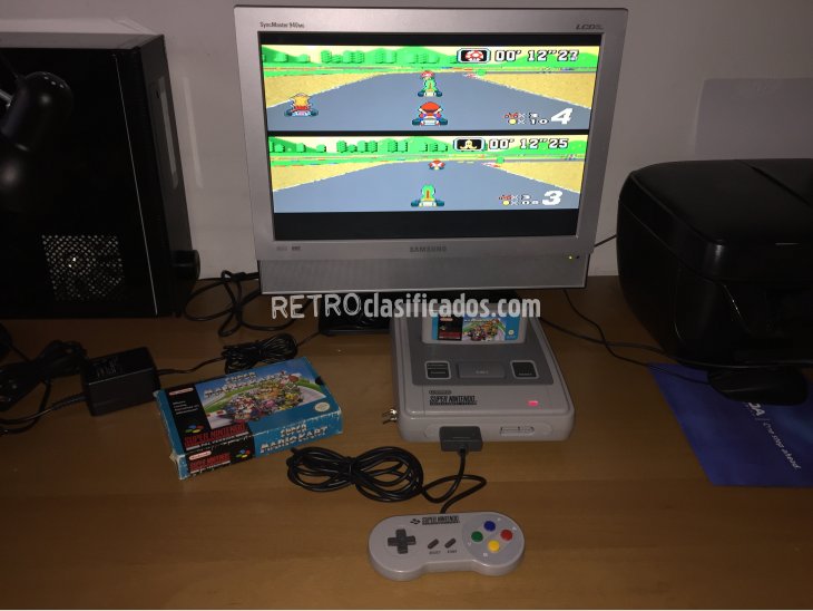 Super Mario Kart juego original Super Nintendo 2