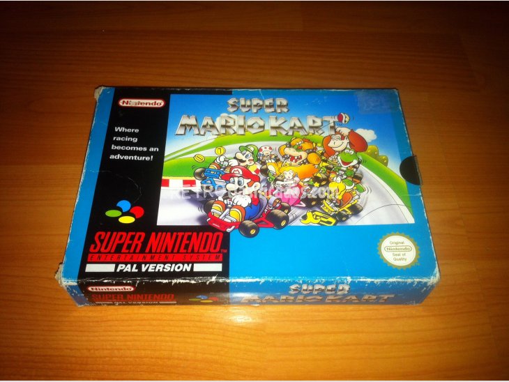 Super Mario Kart juego original Super Nintendo 4