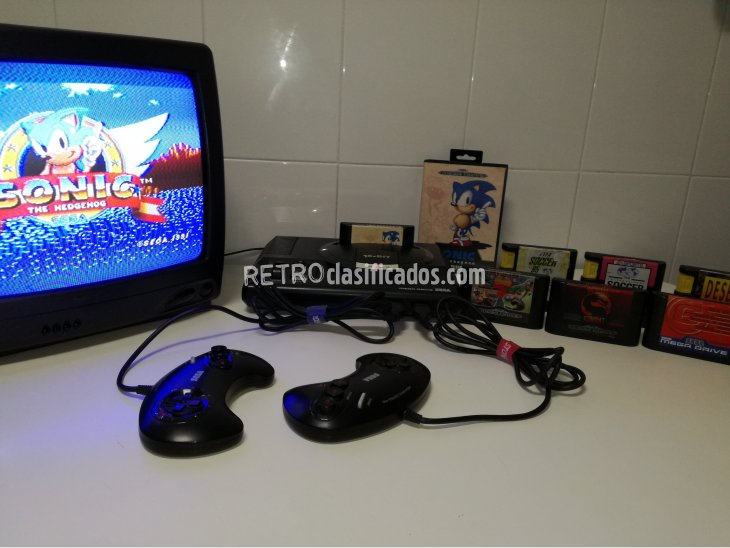 Sega Megadrive + 14 Juegos 1