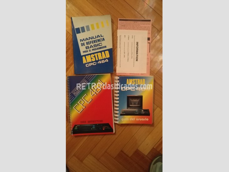 AMSTRAD 64K ORDENADOR PERSONAL EN COLOR CPC 464. FUNCIONA 3