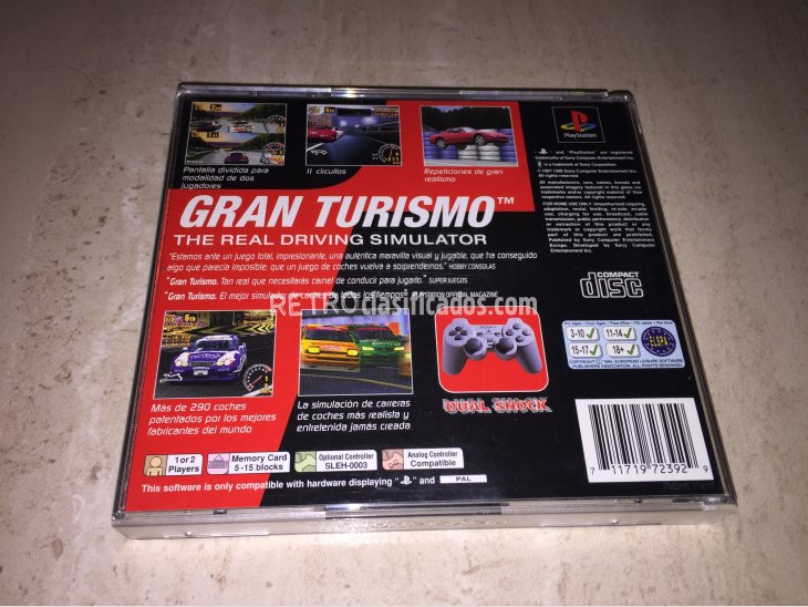 Gran Turismo original Pal España PSX 5