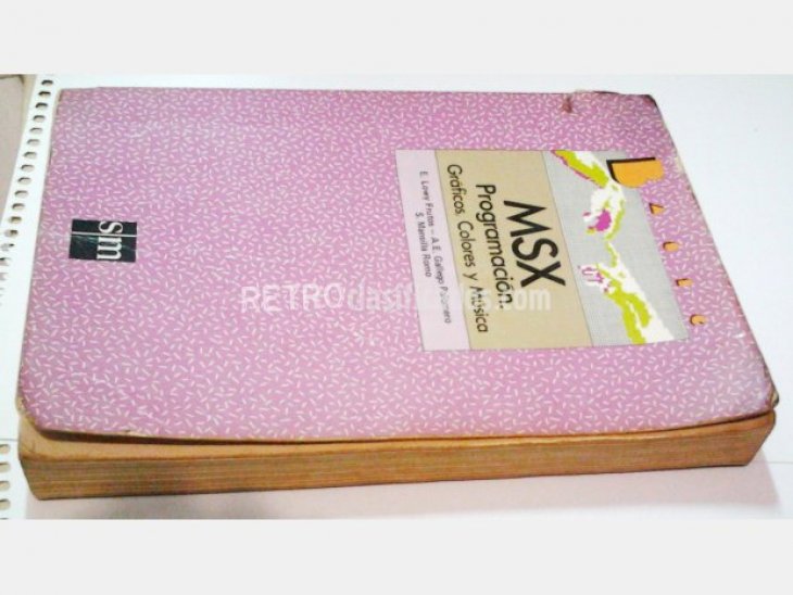 MSX Programación. Incluye Video 3