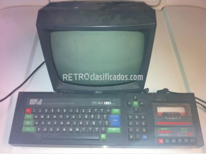 Amstrad cpc 464 con monitor original.