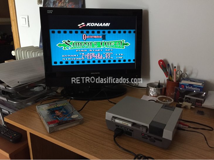 Castlevania 2 juego oroginal Nintendo NES 2