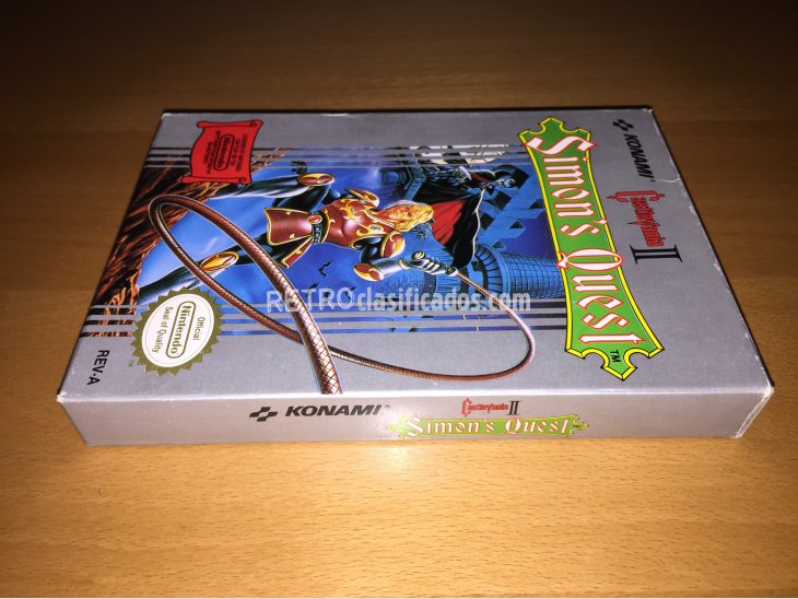 Castlevania 2 juego oroginal Nintendo NES 4