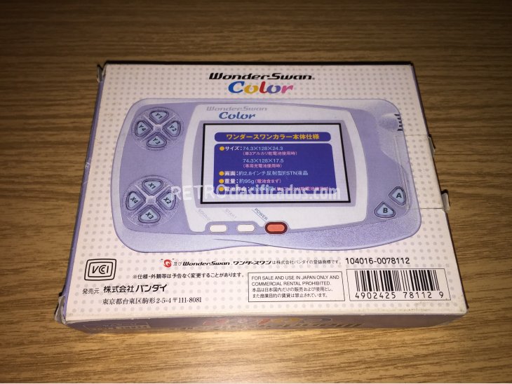 Wonderswan Color consola portatil original 5