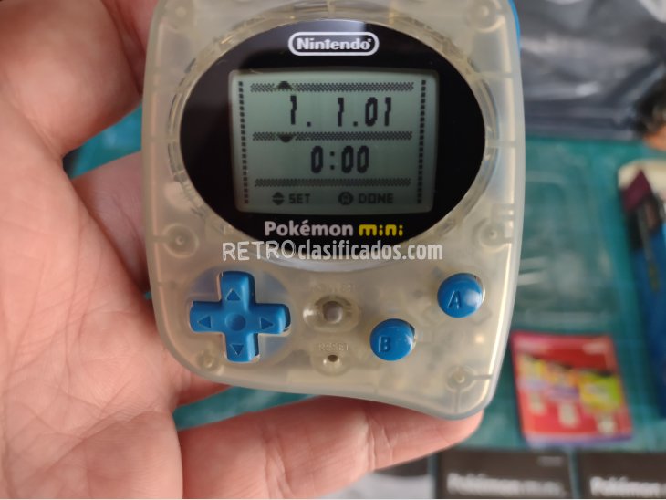 POKEMON MINI EDICION WOOPER BLUE 2