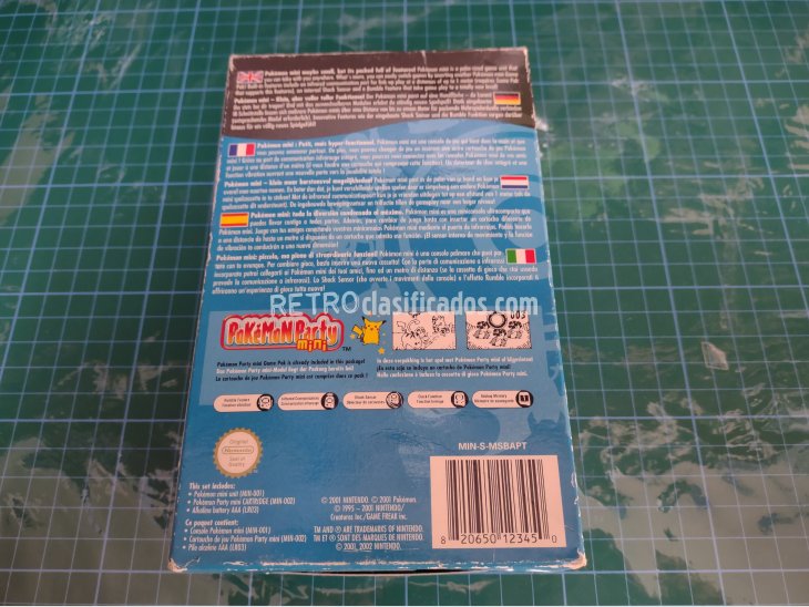 POKEMON MINI EDICION WOOPER BLUE 5