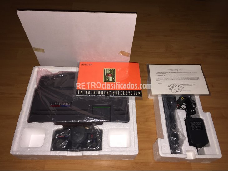 Turbografx 16 PC Engine consola original completa 5