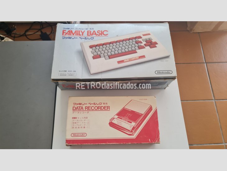 Set completo Family Basic para Nintendo Famicom 1