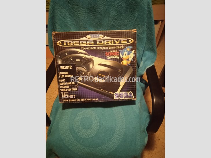 Sega megadrive con everdrive 1