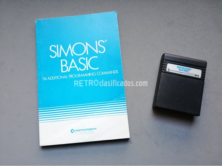 CARTUCHO SIMON’S BASIC para COMMODORE 1