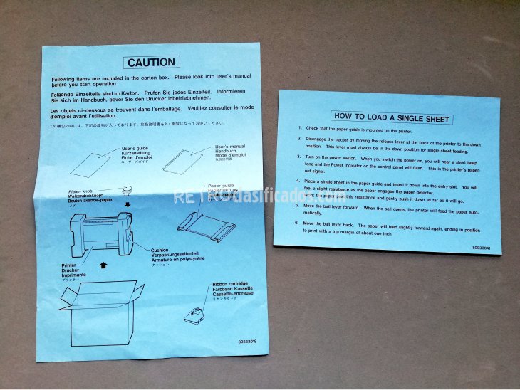 MANUAL DE USUARIO Impresora Star LC-10 4