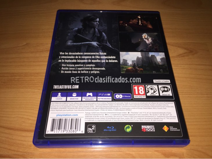 The Last of Us Parte 2 juego original PS4 5
