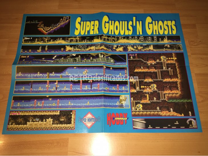 Mapas originales juegos retro Hobby Consolas 1