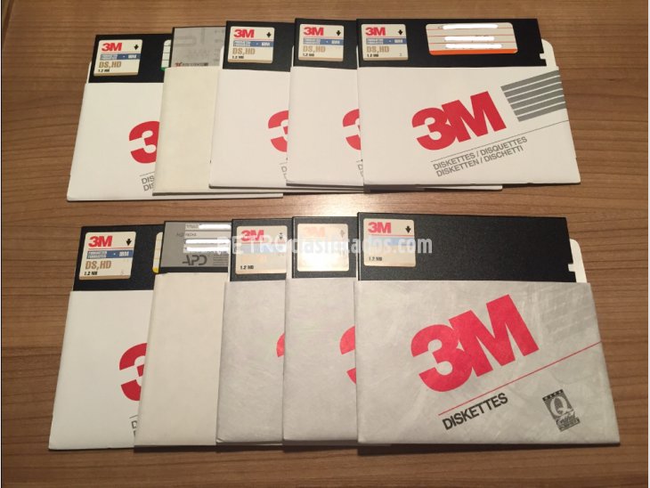 Discos 5 1/4 para Commodore y PC 1