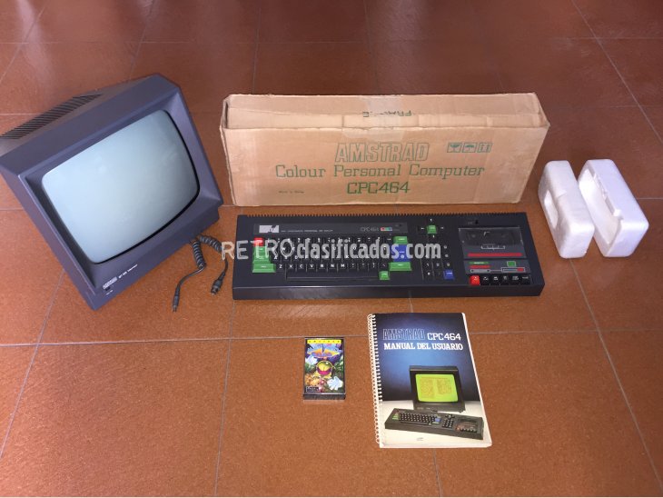 Amstrad CPC464 Ordenador original completo 1