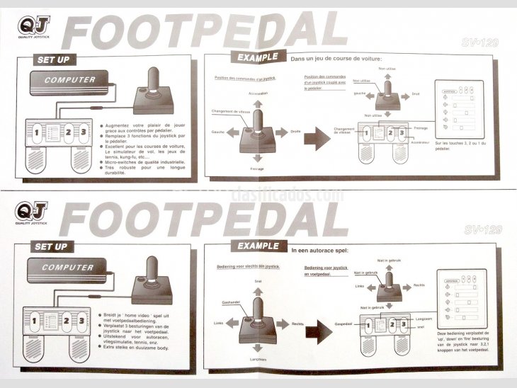 JOYSTICK FOOTPEDAL SV-129 5
