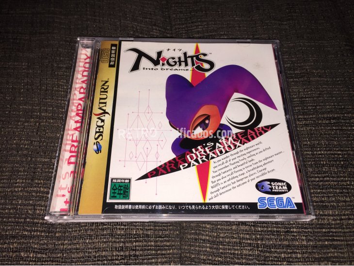 Nights into dreams juego original Sega Saturn 1