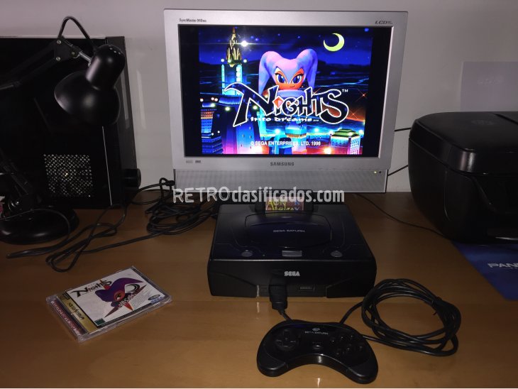 Nights into dreams juego original Sega Saturn 2