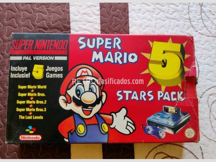 Supernintendo Supermario stars pack 1