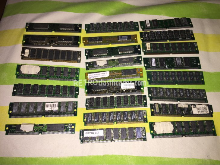 Modulos de memoria EDO RAM 1