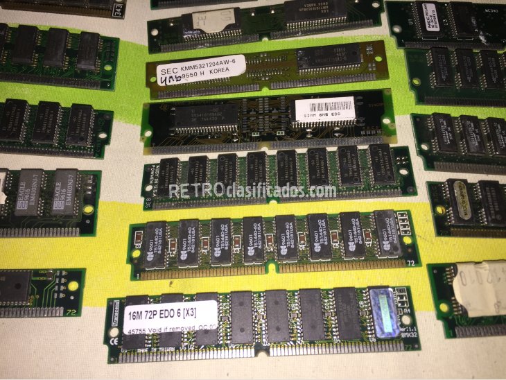 Modulos de memoria EDO RAM 5