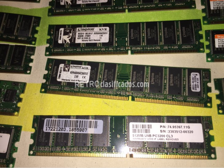 Memoria DDR 512MB 4