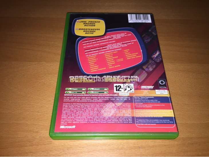 Midway Arcade Treasures juego original XBOX 5