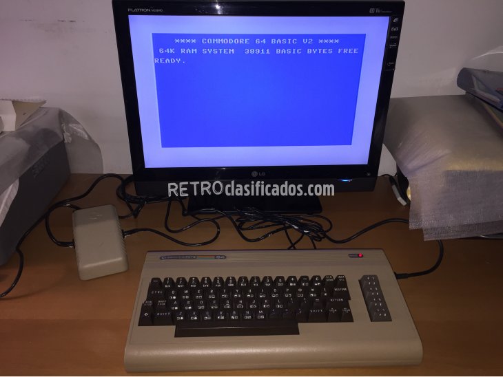 Ordenador clasico original Commodore 64 1