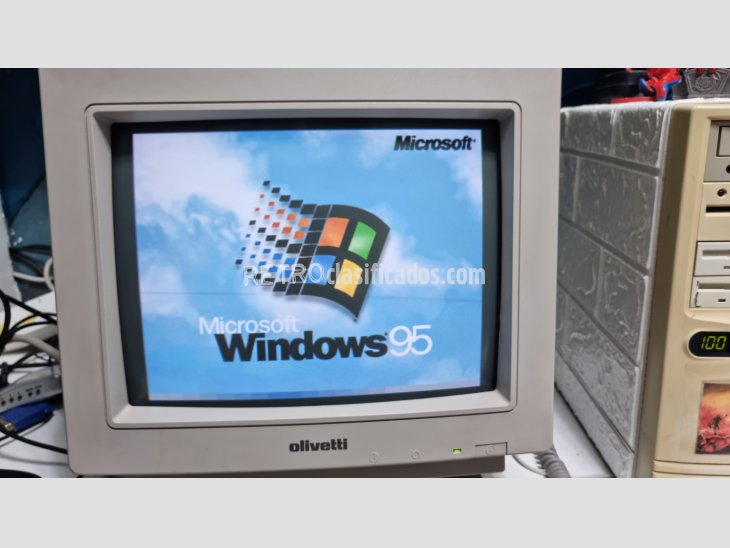 Monitor PC CRT VGA Olivetti de 14 5