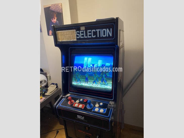 Máquina Arcade retro en funcionamiento  3