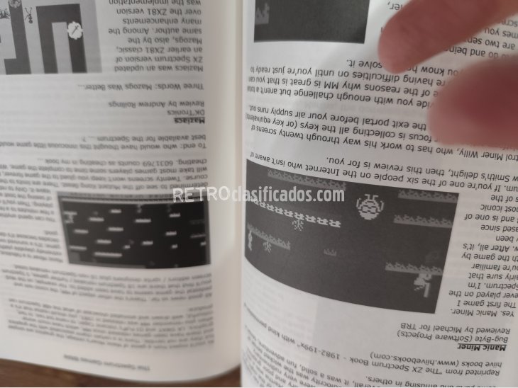 Se vende libro sobre juegos de Spectrum  2
