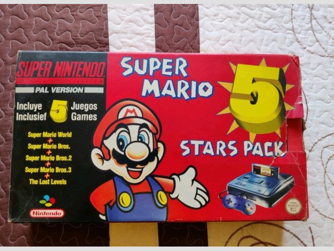 Supernintendo Supermario stars pack