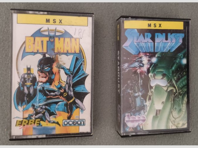 Pack MSX Batman y Star Dust de ERBE