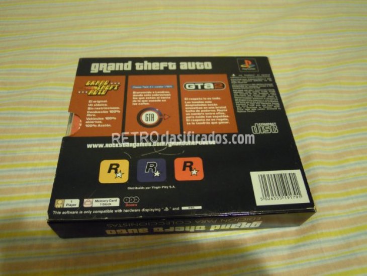 PS1 GRAND THEFT AUTO ED.COLECC. NUEVO 2