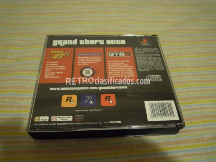 PS1 GRAND THEFT AUTO ED.COLECC. NUEVO 4