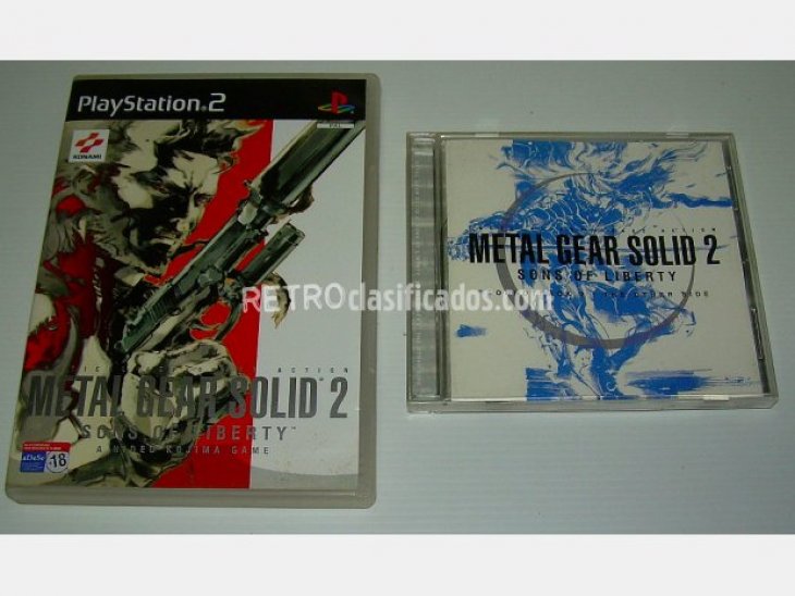Metal Gear Solid 2 + DVD + BSO/OST 1