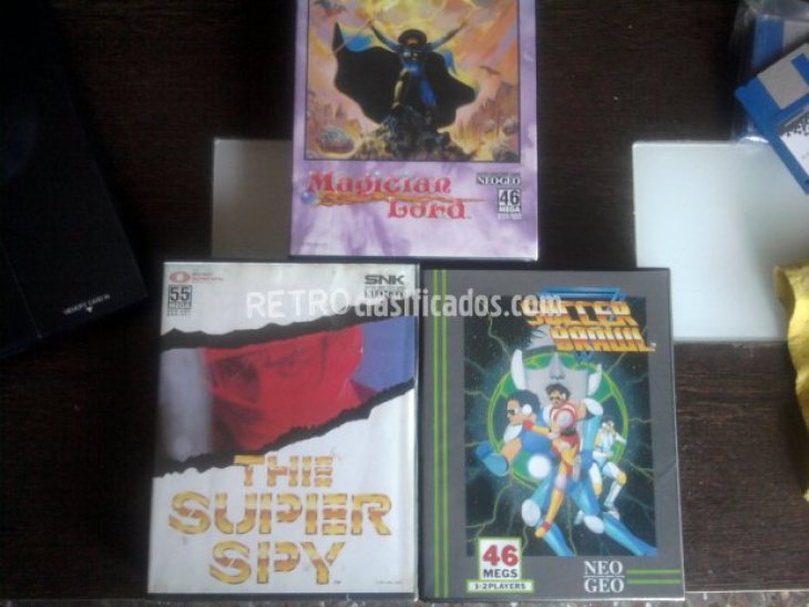 Neogeo Aes Japo con muchas cosas 3