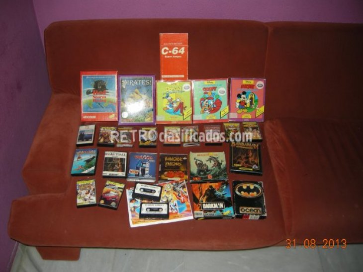 COMODORE 64+JUEGOS+LIBROS 1