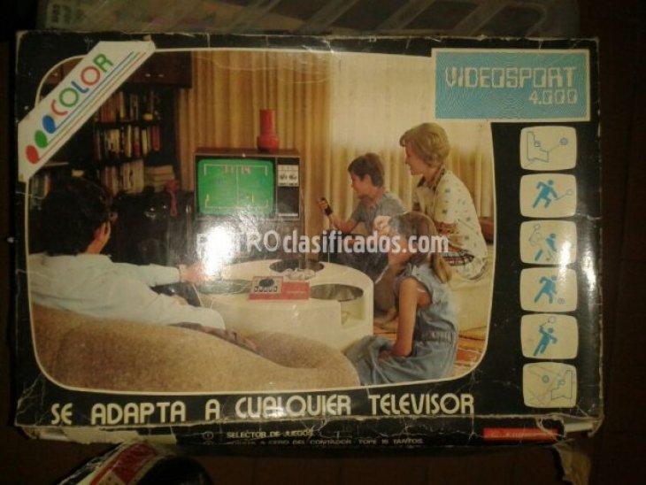 videosport 4000 consola vintage del 70 2