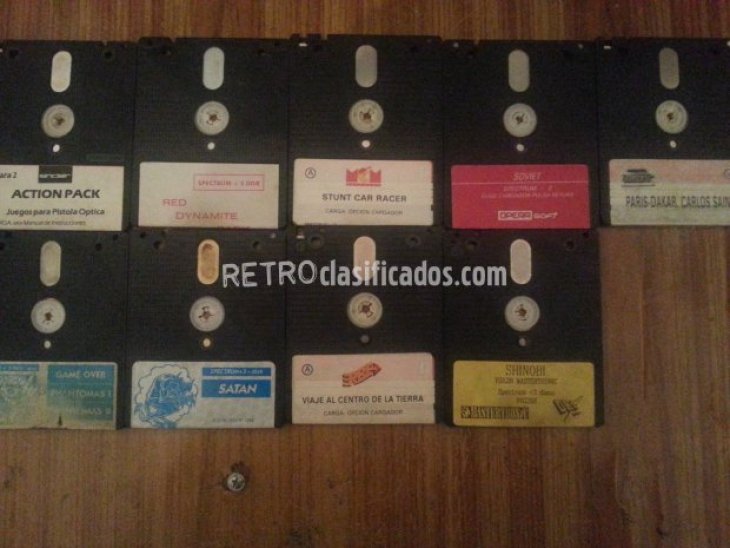 discos y casetes amstrad y spectrum 4