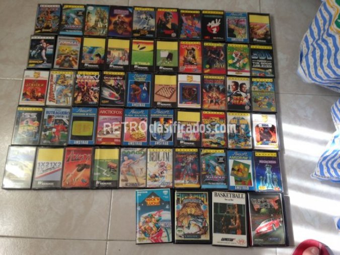 lote de 63 juegos amstrad y 3 spectrum