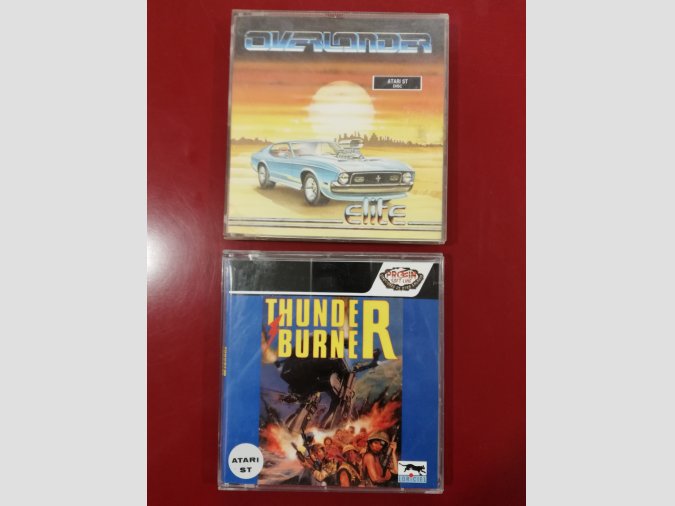 PACK OVERLONDER+THUNDER BURNER ATARI ST