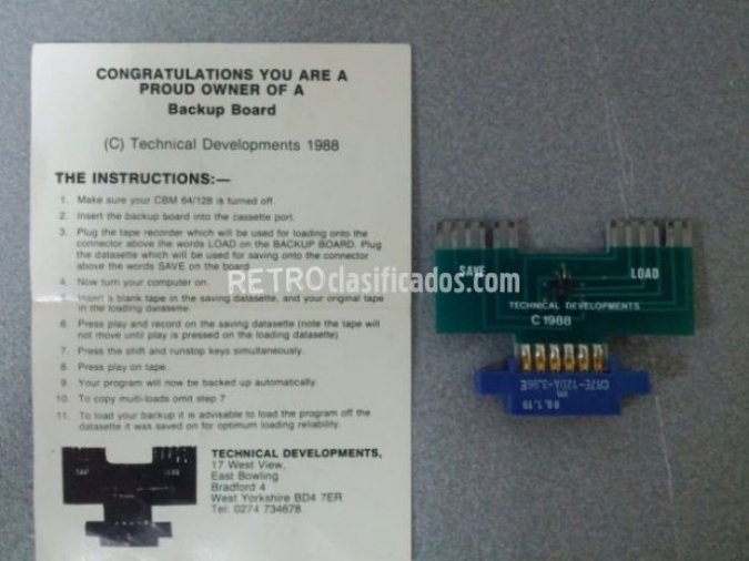 Backup Board CBM 64/128