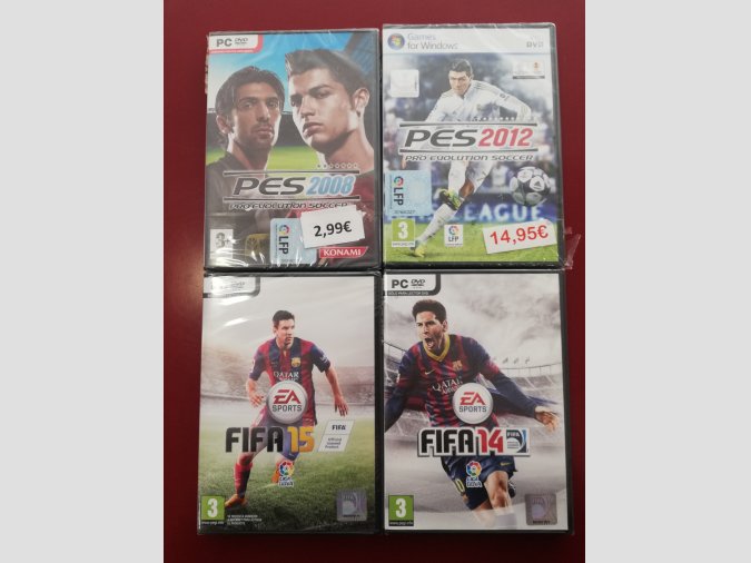 PACK JUEGOS PC FUTBOL NUEVOS