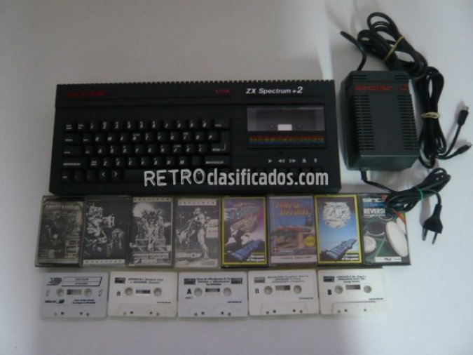 Spectrum +2 128k y lote de juegos