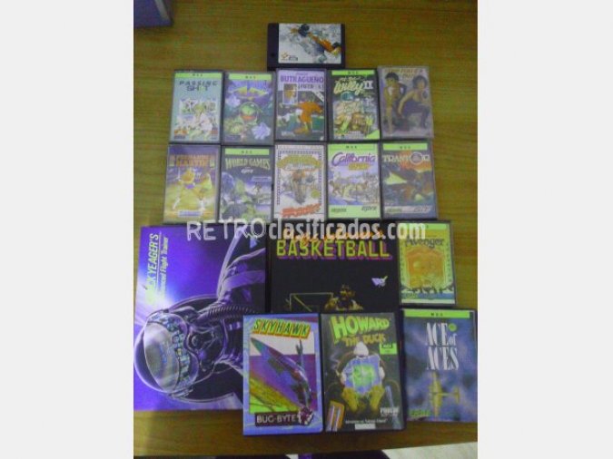 Pack juegos 15 cintas + f1 Spirit