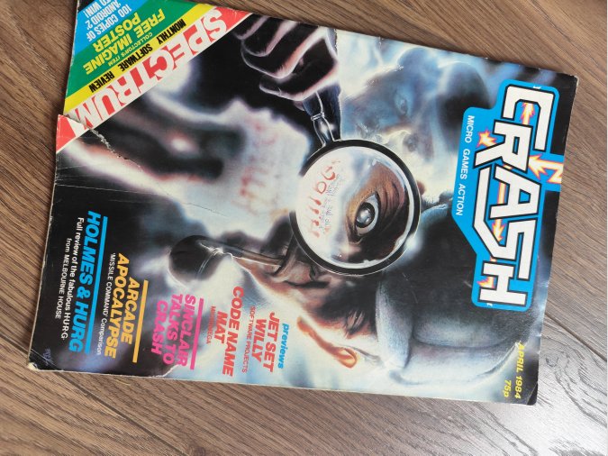 Se vende lote de revistas inglesas Crash en perfecto estado