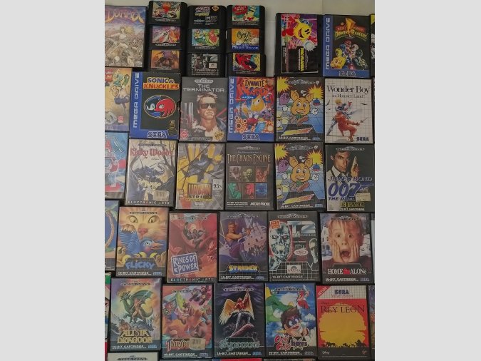 Se venden 58 juegos de Sega Mega Drive